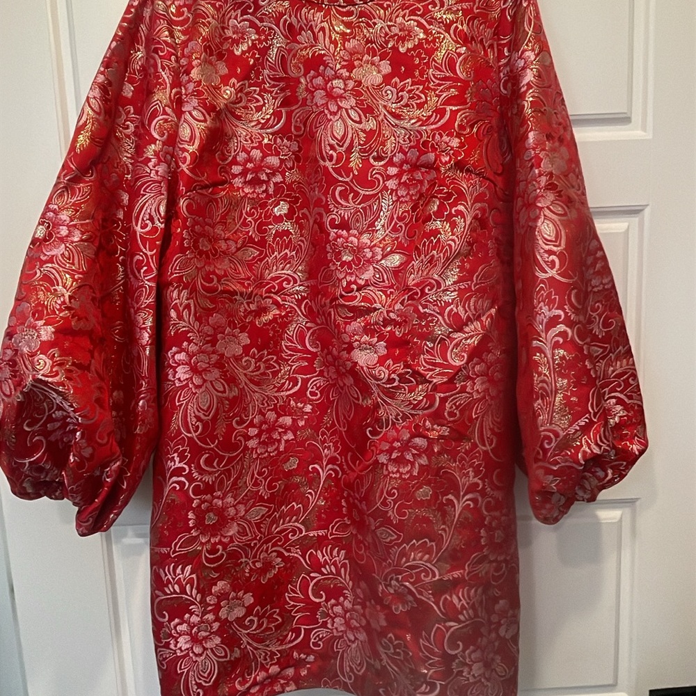 Elegant Red Pink Mini Dress- Janie Dress - Medium - Picture 2 of 2